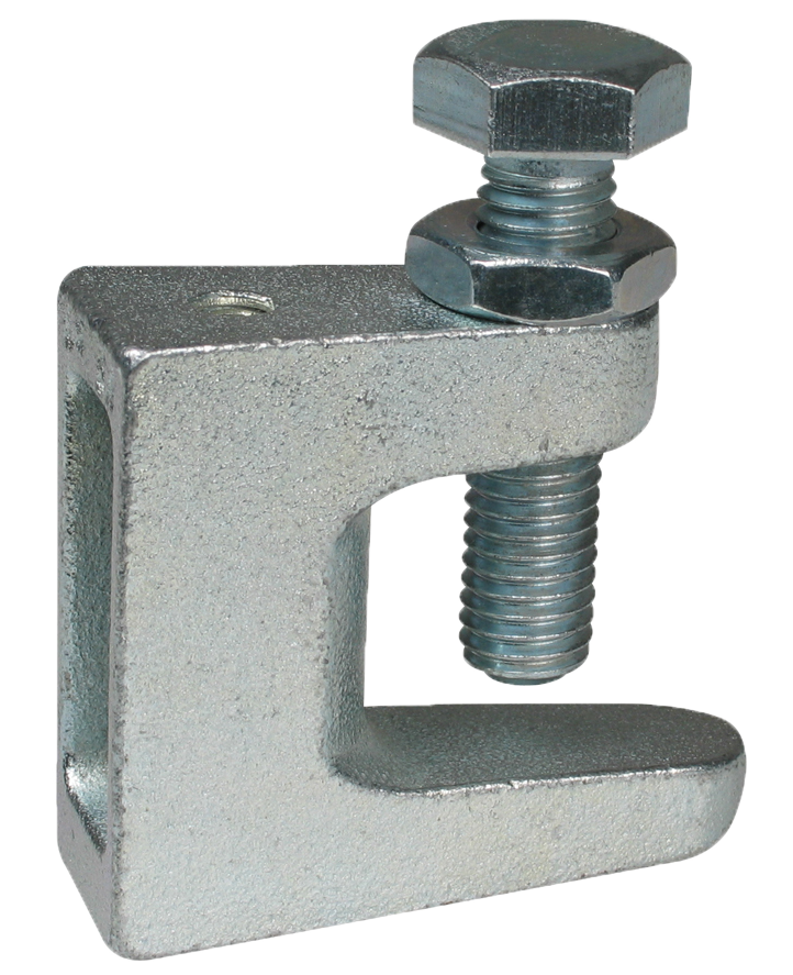 Beam clamp for pipe support assemblies