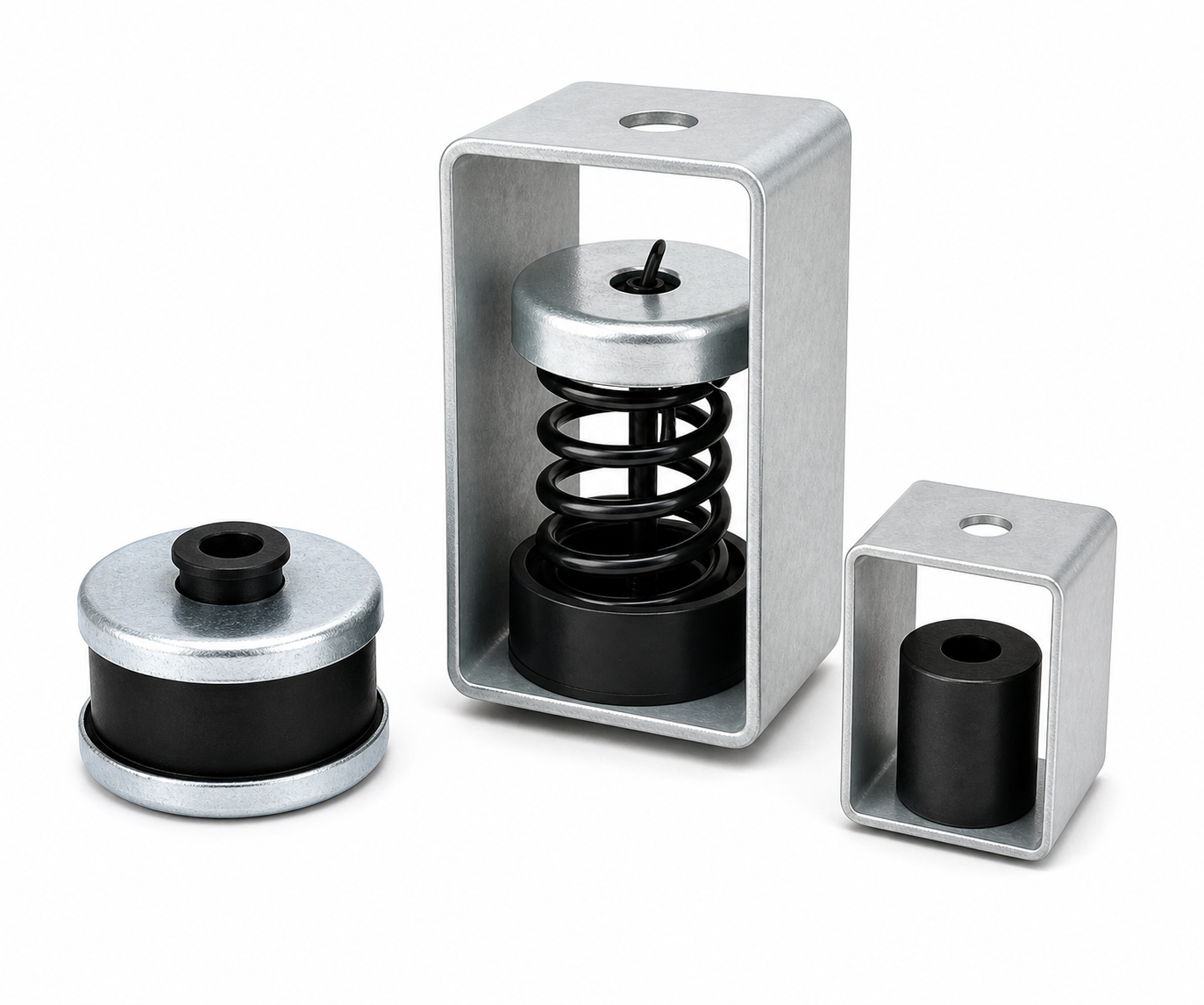 Ceiling suspended vibration isolator