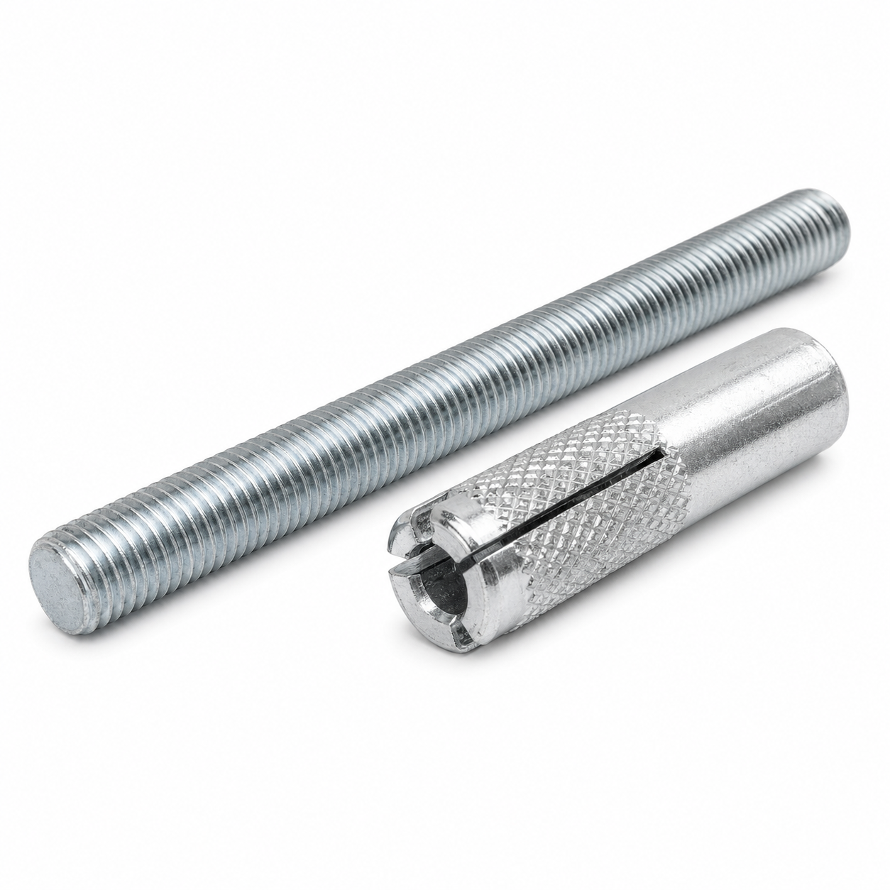 Threaded rod and fixing accessories